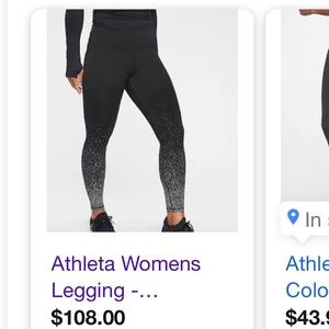 Athleta 7/8th size large